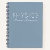 Speciaal grafisch papier voor natuurkunde, robuust notitieboek (Voorkant)