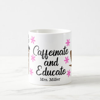 Speciaal grappig leraar Caffeinaat-onderwijs Koffiemok