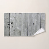 Speciaal grijs land Robuuste monogram Bad Handdoek (Handdoek)