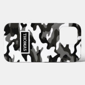 Speciaal grijze Camo Case-Mate iPhone Case (Achterkant (horizontaal))
