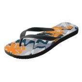 Speciaal grijze Shock Wave Camouflage Teenslippers (Schuin)