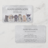 Speciaal Grijzige Veterinary Business Cart Visitekaartje (Voorkant / Achterkant)