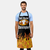 Speciaal Grill Master Name BBQ Chefs Schort (Gedragen)