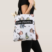 Speciaal Groen Blauw Oranje Ninja Gift Design Tote Bag (Dichtbij)