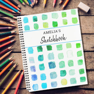 Speciaal Groen Patroon Sketchbook Notitieboek