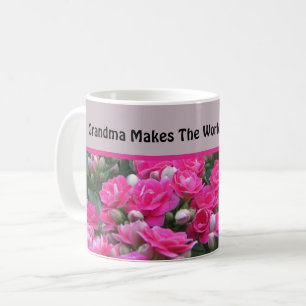 Speciaal grootmoeder schoonmooie tuin Bloom roze v Koffiemok