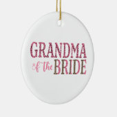 Speciaal grootmoeder van Bride Gift Keramisch Ornament (Rechts)