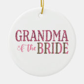 Speciaal grootmoeder van Bride Gift Keramisch Ornament (Voorkant)