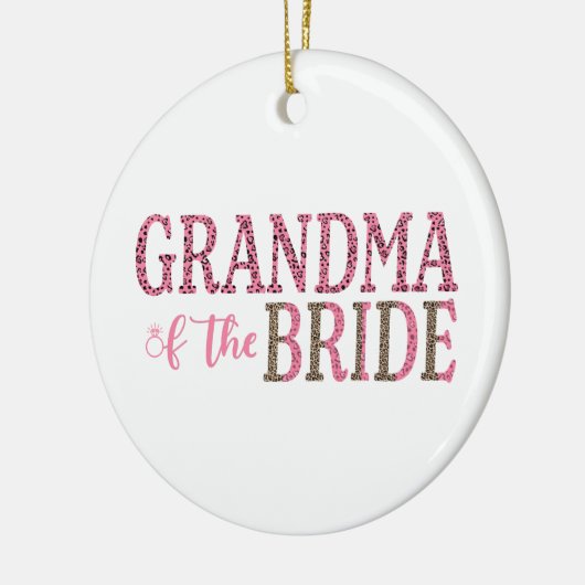 Speciaal grootmoeder van Bride Gift Keramisch Ornament (Links)