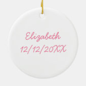 Speciaal grootmoeder van Bride Gift Keramisch Ornament (Achterkant)