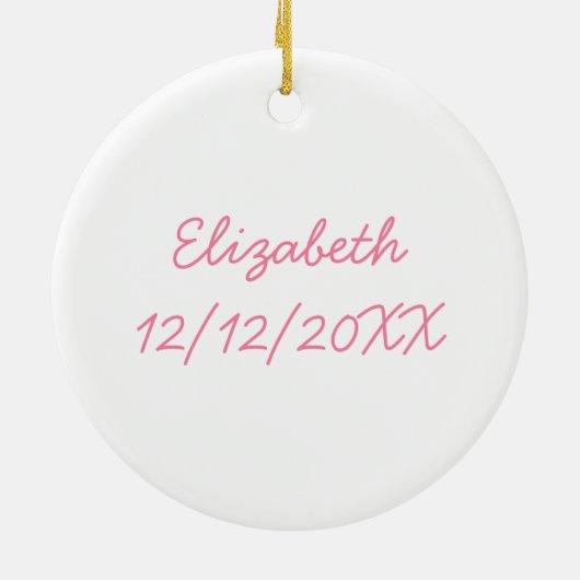 Speciaal grootmoeder van Bride Gift Keramisch Ornament (Achterkant)