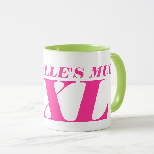 Speciaal grote jumbo XL grote koffiegrote mok (Voorkant rechts)