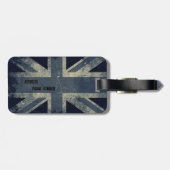 Speciaal  Grunge Vlag Bagagelabel (Achterkant horizontaal)