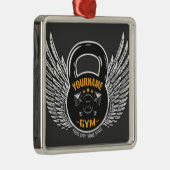 Speciaal GYM Fitness Trainer Kettlebell Metalen Ornament (Rechts)