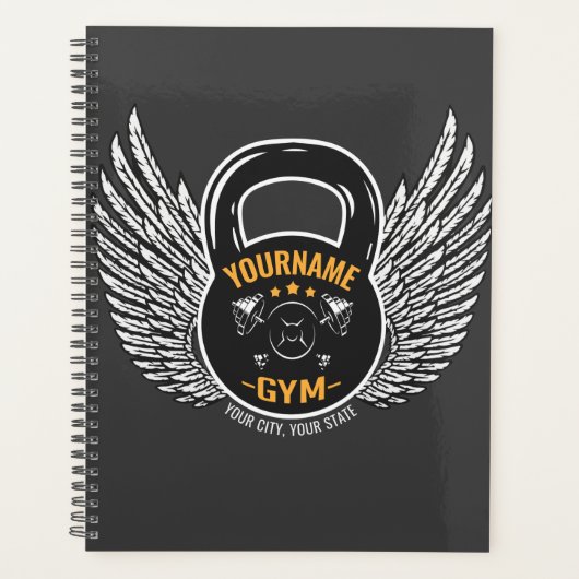 Speciaal GYM Fitness Trainer Kettlebell Planner (Voorkant)