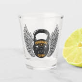 Speciaal GYM Fitness Trainer Kettlebell Shot Glas (Voorkant)