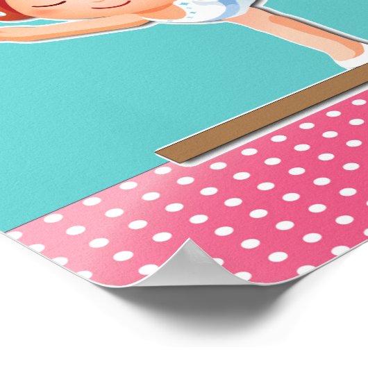 Speciaal GYMNASTICS-cadeau Poster (Hoek)