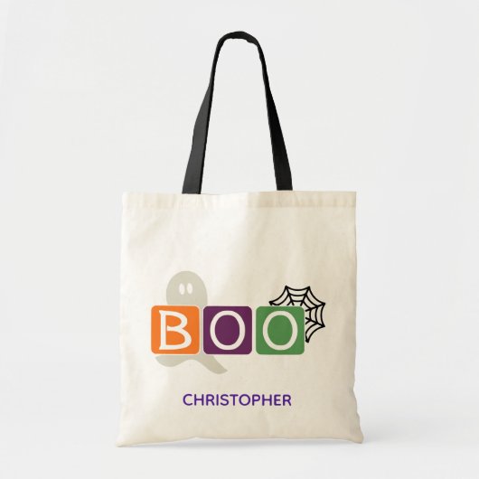 Speciaal Halloween BOO-ontwerp Tote Bag (Voorkant)