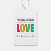 Speciaal handgemaakt met liefde cadeaulabel (Voorkant)