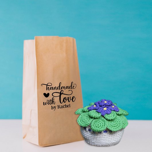 Speciaal handgemaakt met liefde rubberstempel