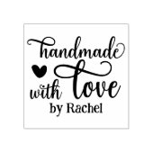 Speciaal handgemaakt met liefde rubberstempel (Afrduk)