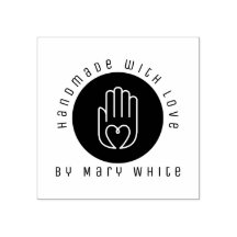 Speciaal handgemaakt met liefdesharthand rond