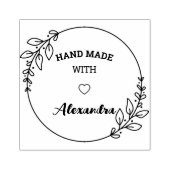 Speciaal handgemaakt met liefdesrubber stempel (Afrduk)