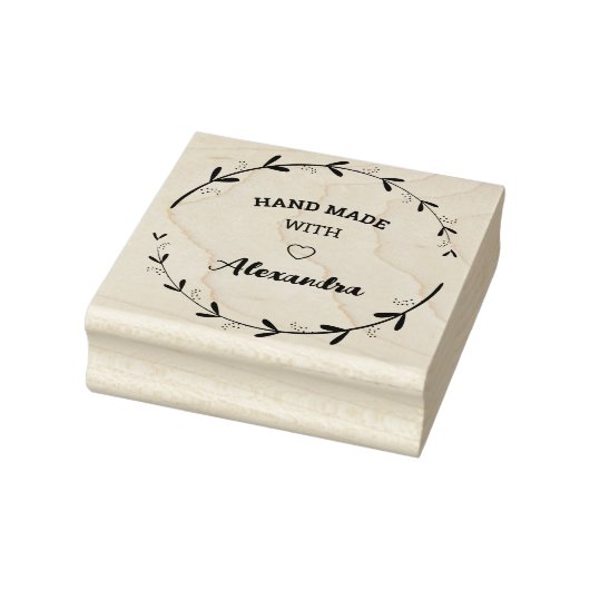 Speciaal handgemaakt met liefdesrubber stempel (Stempel)