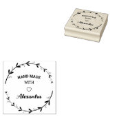 Speciaal handgemaakt met liefdesrubber stempel (Gestempeld)
