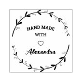 Speciaal handgemaakt met liefdesrubber stempel (Afrduk)