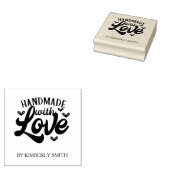 Speciaal handgemaakt met Love Craft Rubberstempel (Gestempeld)
