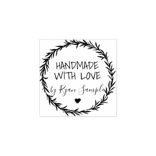 Speciaal handgemaakte rubberstempel (Afrduk)