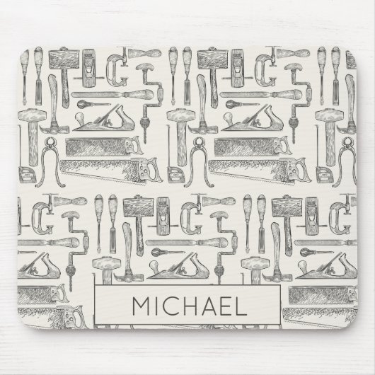 Speciaal handgereedschap Carpenter Handyman Muismat (Voorkant)