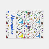 Speciaal handgereedschap en hardwarepatroon fleece deken (Voorkant (Horizontaal))