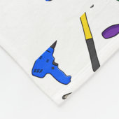 Speciaal handgereedschap en hardwarepatroon fleece deken (Hoek)