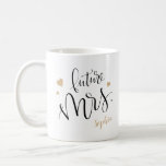 Speciaal handschrift toekomstige mokken<br><div class="desc">Kute Personalized future Mrs mokken,  geweldige verloving giften voor nieuwe bruid</div>