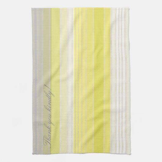 Speciaal Hartelijk dank Theedoek (Verticaal)