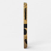 Speciaal Hoesje voor Gold en Black Animal Print Ma (Achterkant/links)