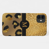 Speciaal Hoesje voor Gold en Black Animal Print Ma (Achterkant (horizontaal))
