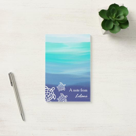 Speciaal Honu-Zee - Zeeschildpadden Post-it® Notes (Kantoor)