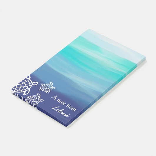 Speciaal Honu-Zee - Zeeschildpadden Post-it® Notes (Schuin)