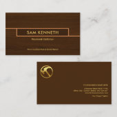 Speciaal houtextuur Bouwhandyman Visitekaartje (Voorkant / Achterkant)