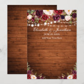 Speciaal - Huwelijksprogramma Kaart 1 (Voorkant / Achterkant)