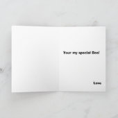 SPECIAAL IEMAND FEESTDAGEN KAART (Binnen)