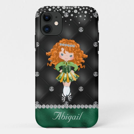 Speciaal Iers danseres dance Redhead Girl Soft Sho Case-Mate iPhone Case (Achterkant)