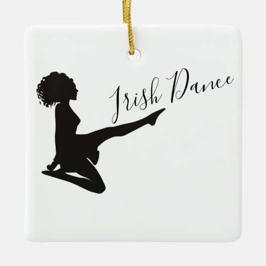 Speciaal Iers dansfeest met zachte schoenen Keramisch Ornament (Voorkant)
