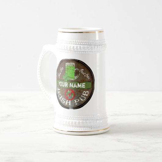 Speciaal Iers kroonbord Bierpul (Voorkant links)