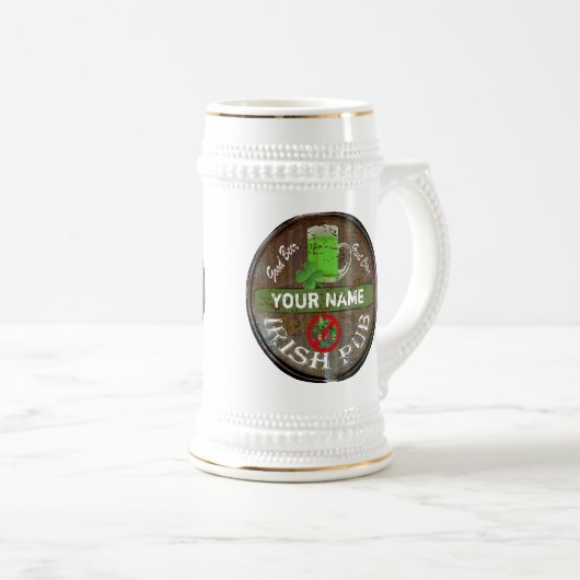 Speciaal Iers kroonbord Bierpul (Voorkant rechts)