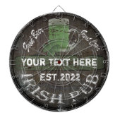 Speciaal Iers kroonbord Dartbord (Voorkant)