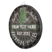 Speciaal Iers kroonbord Dartbord (Voorkant Rechts)